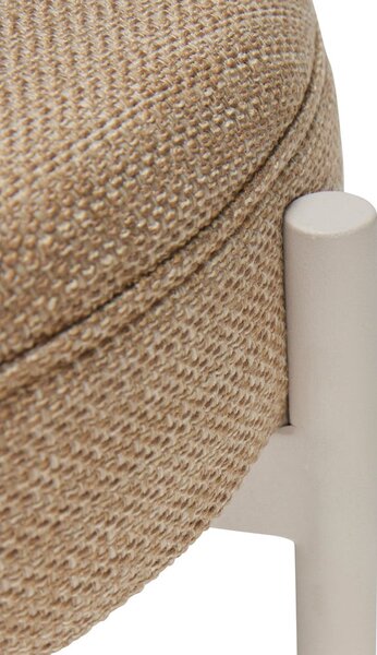 Sgabello beige Silo - Hübsch