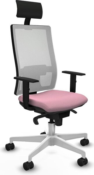 Sedia da ufficio Horna Piqueras y Crespo, modello 1D026N1, colore rosa