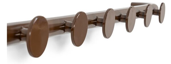 Attaccapanni da parete marrone scuro in metallo 75 cm Retro – Spinder Design