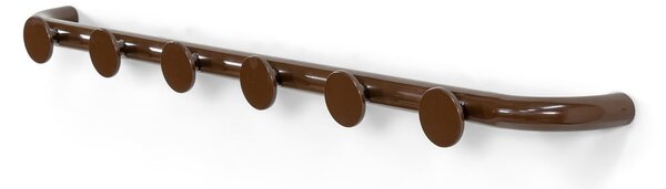 Attaccapanni da parete marrone scuro in metallo 75 cm Retro – Spinder Design
