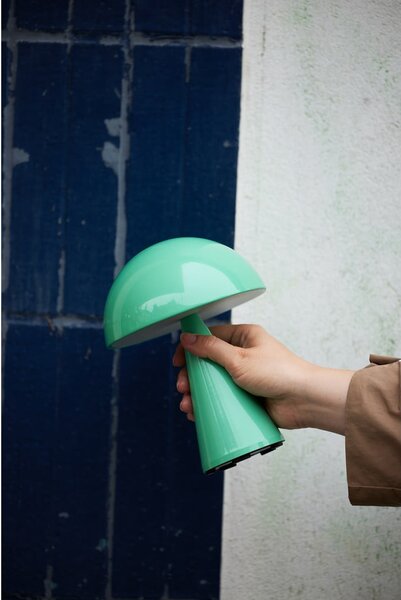 Lampada da tavolo LED dimmerabile color menta (altezza 20 cm) Mush - Hübsch