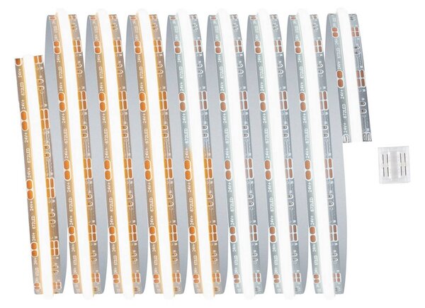 Paulmann Striscia LED MaxLED 1000 supplemento 2,5 m argento CCT 1000, dimmerabile, Cromo / Argento, Soggiorno / Sala da pranzo, Plastica, Moderno