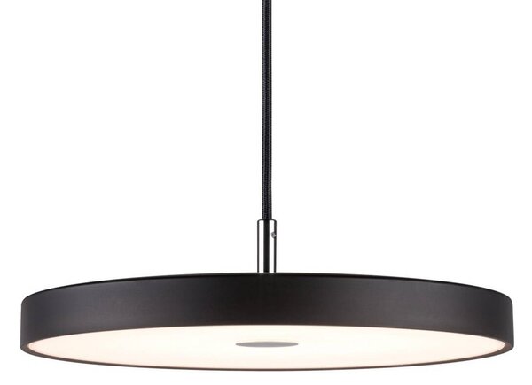 Paulmann Lampada LED a sospensione Hildor, nera Ø 31 cm 3 livelli dimmerabili dimmerabile, Nero, Soggiorno / Sala da pranzo, Metallo, Moderno