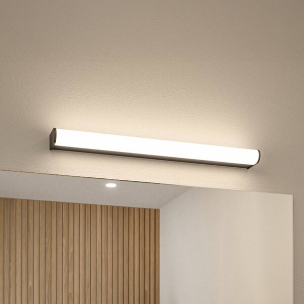 Paulmann Applique da parete Arneb, Nero, Bagno, Alluminio, Moderno, Applique
