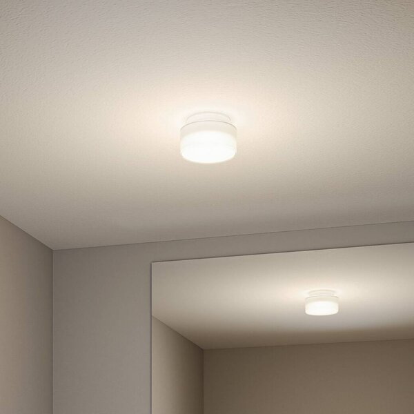 Paulmann Plafoniera Maro, Bianco / Opale, Bagno, Plastica, Moderno, Plafoniera