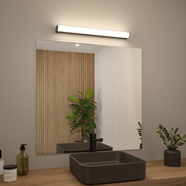 Paulmann Applique da parete Arneb, Nero, Bagno, Alluminio, Moderno, Applique