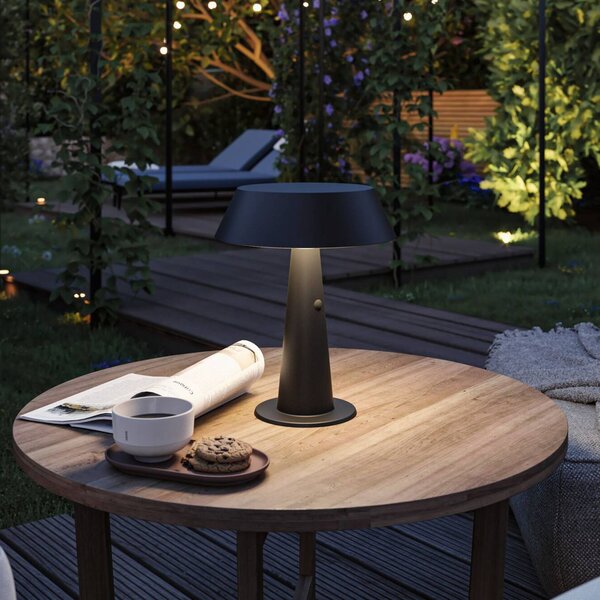 Paulmann Soala Cella solare Lampada Anthracite - Soala, dimmerabile, Nero, Plastica, Moderno, Lampade solari