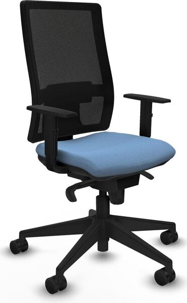 Sedia da ufficio Horna Piqueras y Crespo, modello 1D066N0, colore blu cielo