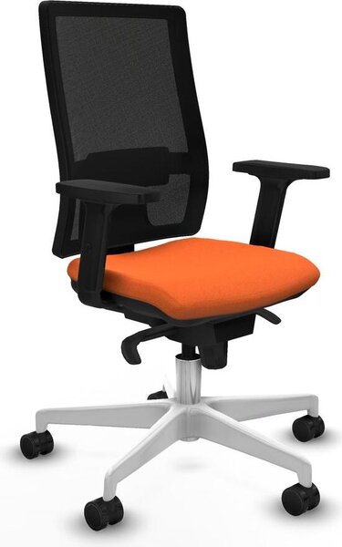 Sedia da ufficio Horna Piqueras y Crespo modello 2D026N0, colore arancione