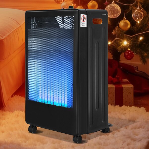 Stufa a gas pieghevole Ikodm, dotata di rilevatore di ossigeno (ODS), sistema di protezione anticaduta e dispositivo di sicurezza antifiamma, potenza 3,8 kW