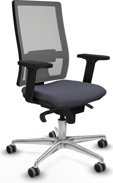 Sedia da ufficio Horna Piqueras y Crespo, modello 2D086G0, colore grigio scuro