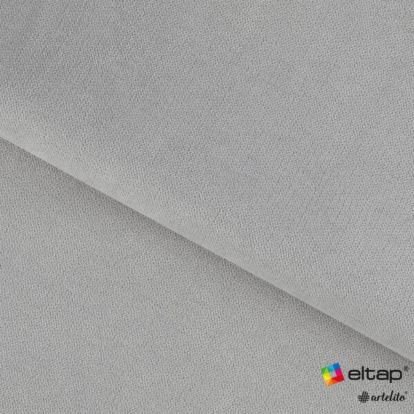 Divano grigio allungabile/con contenitore e rivestimento in ciniglia 214 cm Fulgeo – ELTAP