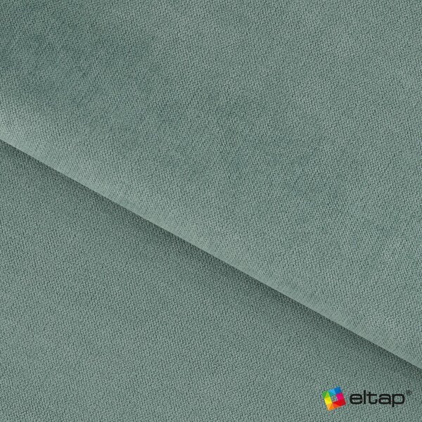 Divano verde allungabile/con contenitore e rivestimento in ciniglia 155 cm Laine – ELTAP