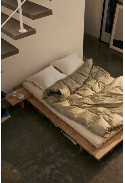 Comodino di colore naturale in pino massiccio Japan – Karup Design