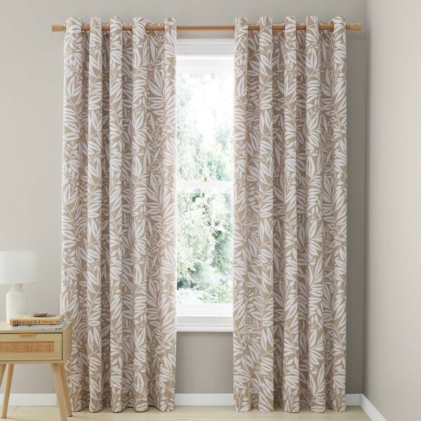 Tende in set marrone chiaro 2 pz 168x229 cm Sorrel Leaves – Catherine Lansfield