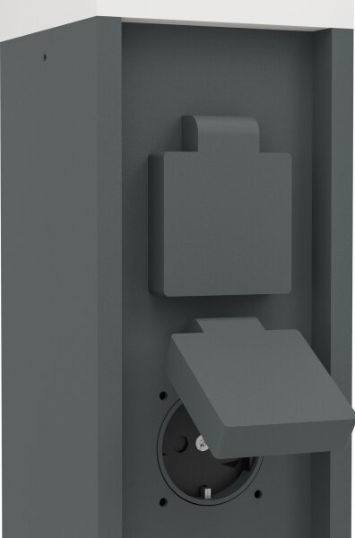Eglo 901032 - Lampada da esterno con 2 portalampade PARK 1xE27/25W/230V IP54 antracite