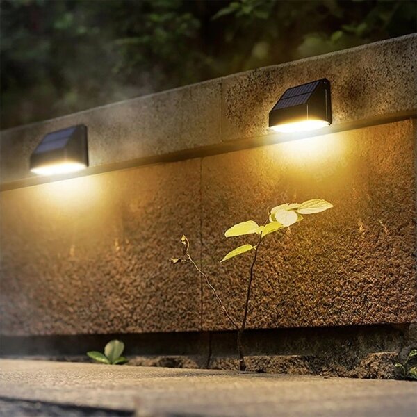 Viking - Lampada da parete solare a LED con sensore LED/3,7V IP54 3000/4000K