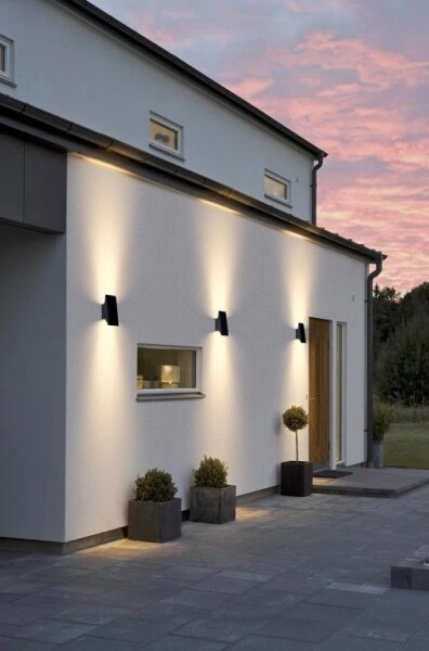 Viking - Lampada da parete solare a LED dimmerabile LED/1,5W/3,7V IP65 4000K 2000 mAh