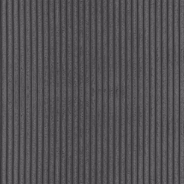 Divano angolare grigio allungabile/con contenitore (con composizione variabile) con rivestimento in velluto a coste Luma – Ropez
