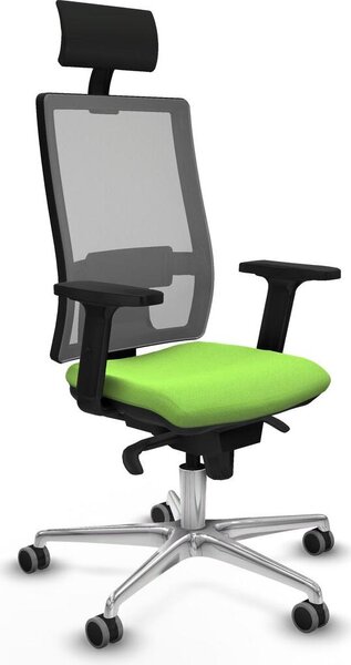 Sedia da ufficio Horna Piqueras y Crespo, modello 2D086G1, colore pistacchio
