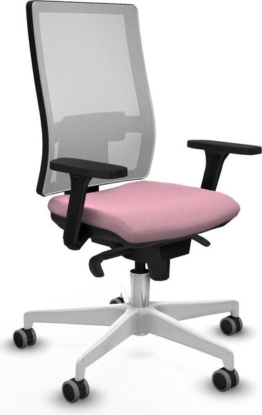 Sedia da ufficio Horna Piqueras y Crespo, modello 3D026G0, colore rosa