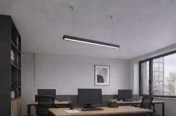 Brilagi - Lampada a sospensione FULLDAY LED/10/15/20W/230V 2700/4000/6000K 60cm nera