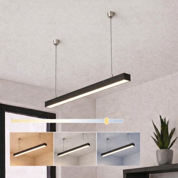 Brilagi - Lampada a sospensione FULLDAY LED/10/15/20W/230V 2700/4000/6000K 60cm nera