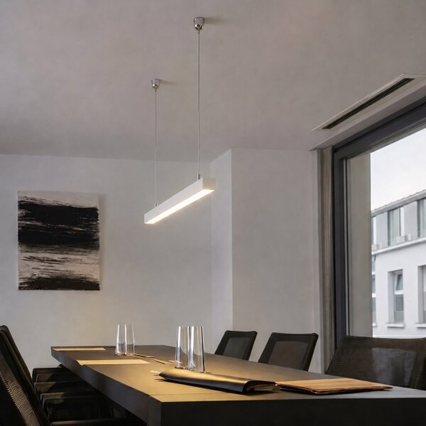 Brilagi - Lampada a sospensione FULLDAY LED/10/15/20W/230V 2700/4000/6000K 60 cm bianca