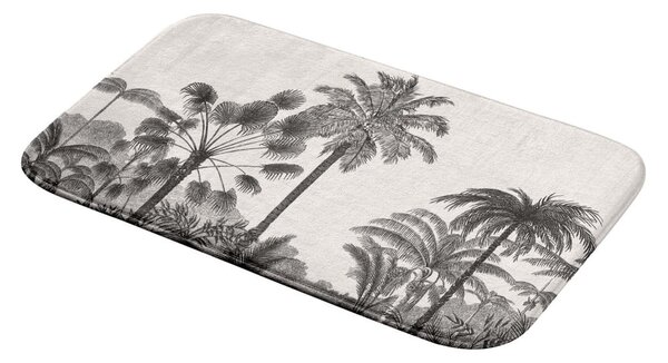Tappetino da bagno nero e beige 45x75 cm Cocoty - douceur d'intérieur