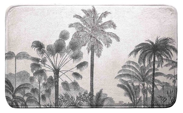 Tappetino da bagno nero e beige 45x75 cm Cocoty - douceur d'intérieur