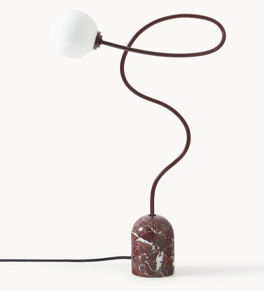 Lampada da tavolo con base in marmo Alina