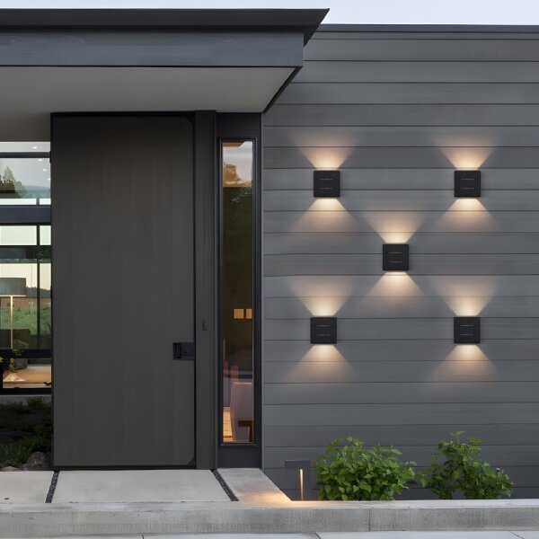 Immax 08520L - Applique da esterno a LED LUXLINE 6W/230V 3000K IP54 nero