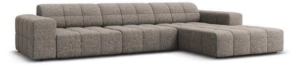 Divano angolare in grigio scuro (con penisola a destra) Chicago – Cosmopolitan Design