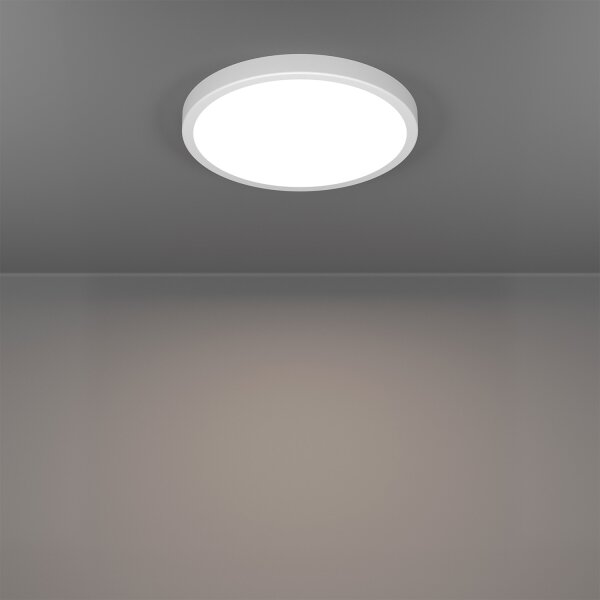 Eglo 901377 - Plafoniera da soffitto per bagno LED RGBW dimmerabile FUEVA-Z LED/14,3W/230V 27,8cm IP44 bianca