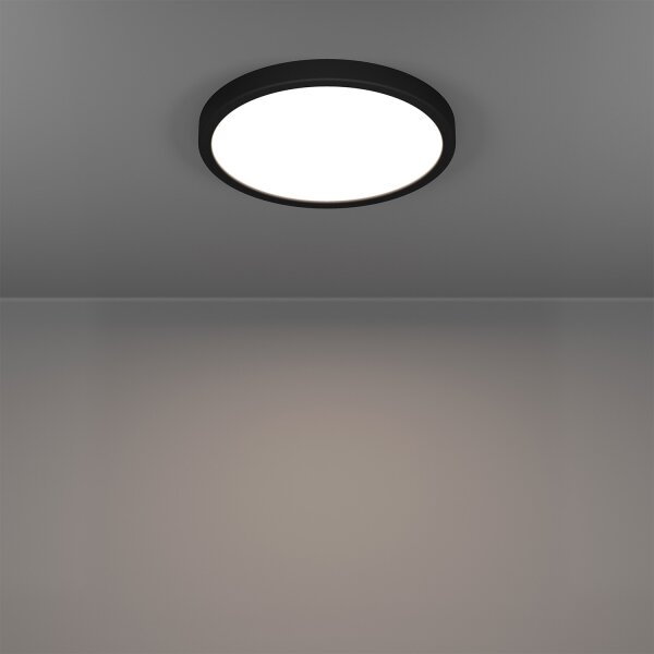 Eglo 901373 -LED RGBW Dimmerabile plafoniera per bagno FUEVA-Z LED/14,3W/230V 27,8cm IP44 nero