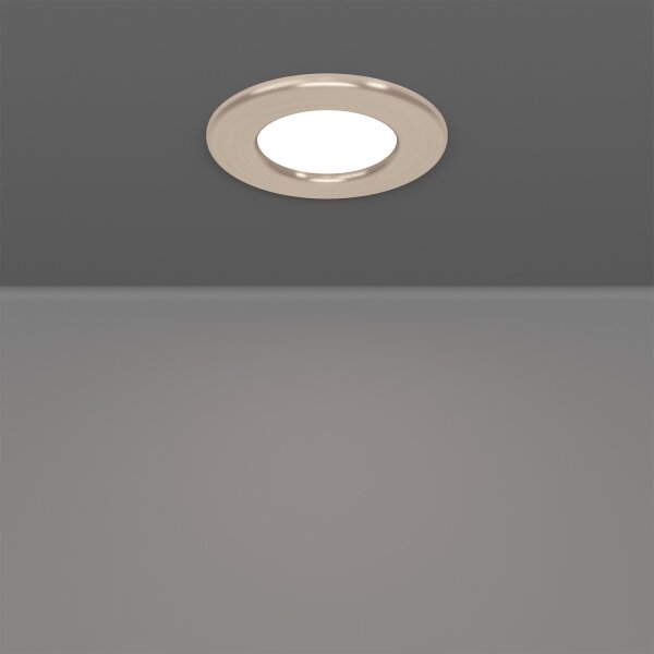 Eglo 901434 - Set 3x LED RGBW FUEVA-Z, faretti da incasso/soffitto, LED/2,8W/230V, 8,8cm, IP44, cromato