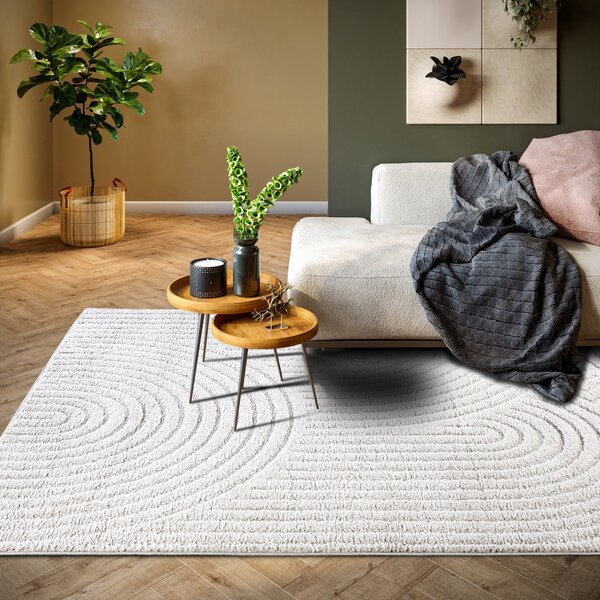 Tappeto bianco 160x235 cm Panglao New York White – Elle Decoration