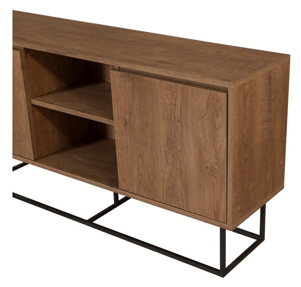 Credenza colore naturale in noce 140x72 cm Rodez - Kalune Design