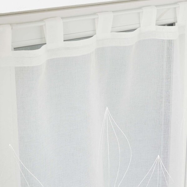 Set di 2 tende in voile bianco 60x90 cm Galactee - douceur d'intérieur