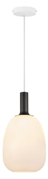 Nordlux - Lampadario a cavo ALTON 1xE27/60W/230V bianco/nero/ottone