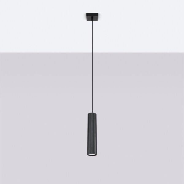 Brilagi - Lampada a sospensione LED su cavo CRESTO 1xGU10/10W/230V nero