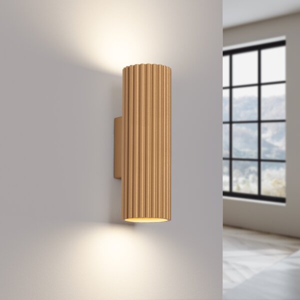 Sollux SL.1651 - Applique KARBON 2xGU10/10W/230V oro