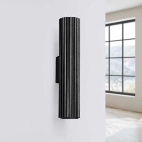 Brilagi - Applique LED CRESTO 2xGU10/10W/230V 30 cm nero