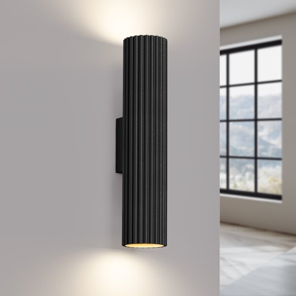 Sollux SL.1577 - Applique KARBON 2xGU10/10W/230V nero