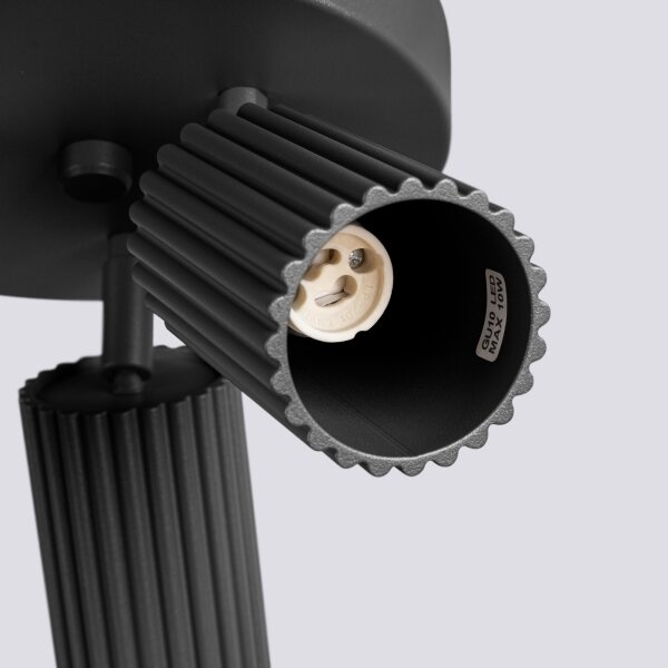 Sollux SL.1582 - Faretto KARBON 3xGU10/10W/230V nero