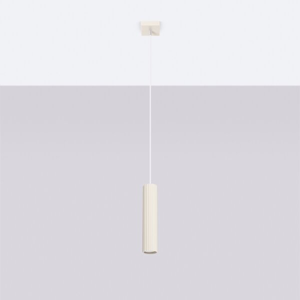 Brilagi - Lampada a sospensione LED su cavo CRESTO 1xGU10/10W/230V colore crema