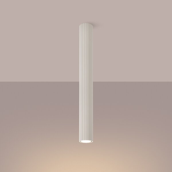 Sollux SL.1591 - Faretto KARBON 1xGU10/10W/230V 60 cm color crema