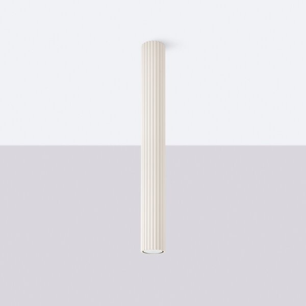 Sollux SL.1591 - Faretto KARBON 1xGU10/10W/230V 60 cm color crema