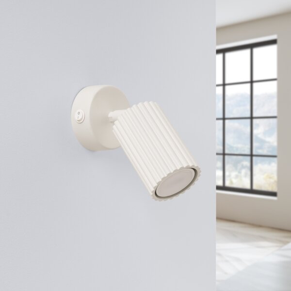 Brilagi - Faretto spot da parete LED CRESTO 1xGU10/10W/230V, colore crema