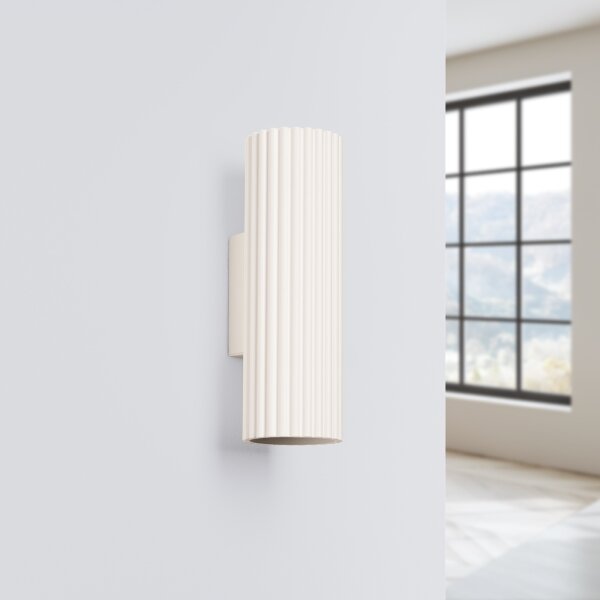 Sollux SL.1653 - Applique KARBON 2xGU10/10W/230V color crema